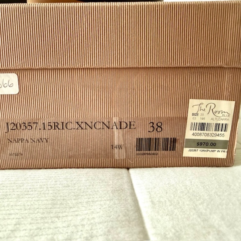 NWT Gianvioto Rossi for Altuzarra Navy pump size 38 - Picture 4 of 13